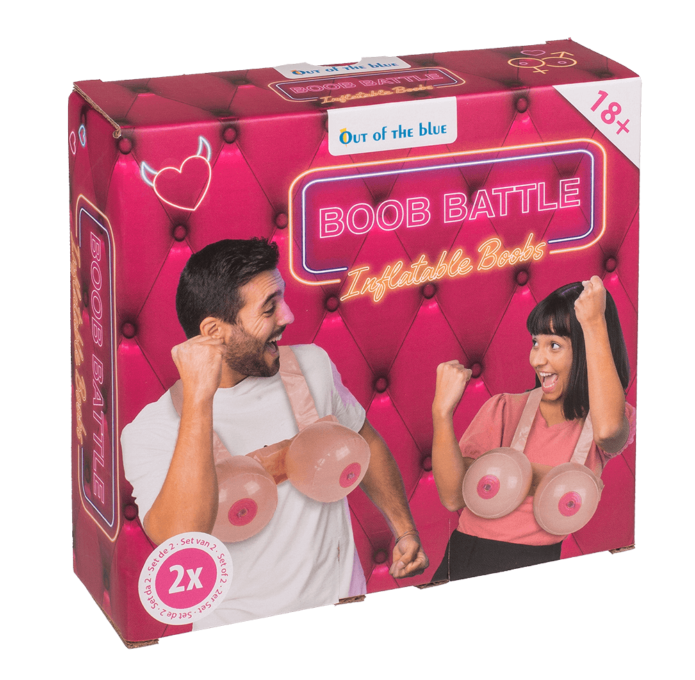 Inflatable boobs, boob battle,