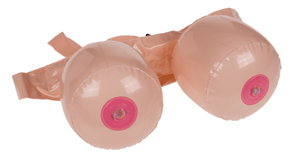 Inflatable boobs, boob battle,