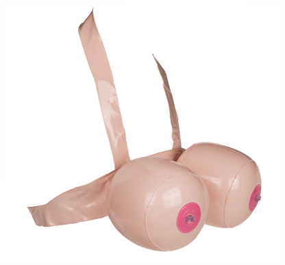 Inflatable boobs, boob battle,