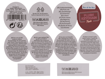 Metal keychain, Plush Penis,