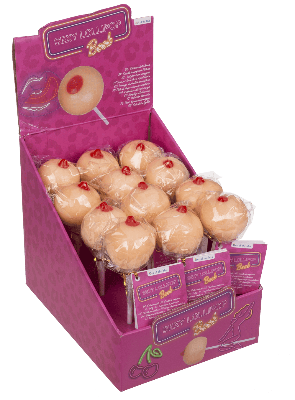 Süßwarenlolli, Brust, ca. 50 g,