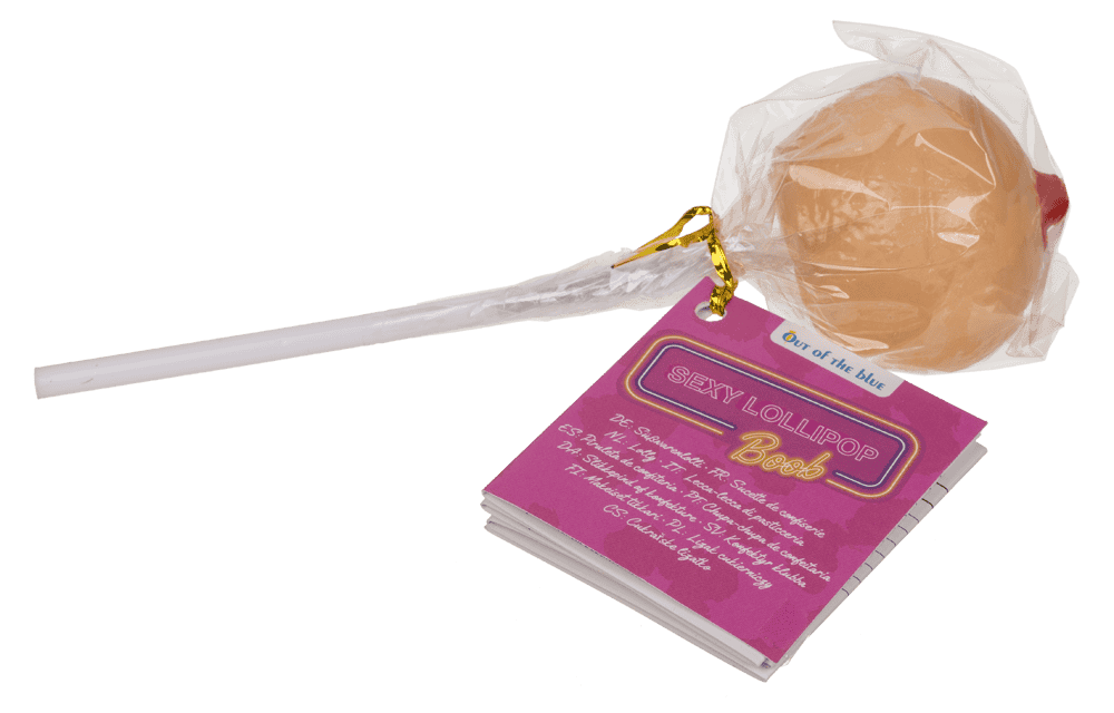 Süßwarenlolli, Brust, ca. 50 g,