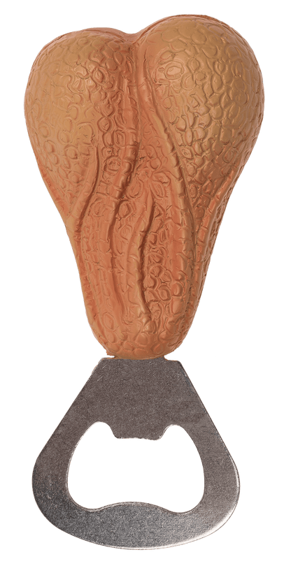 Metal bottle opener, Testicle,