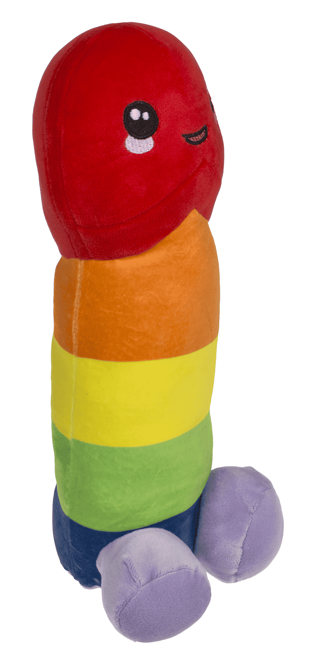 Plush Penis, Rainbow, 30 cm,