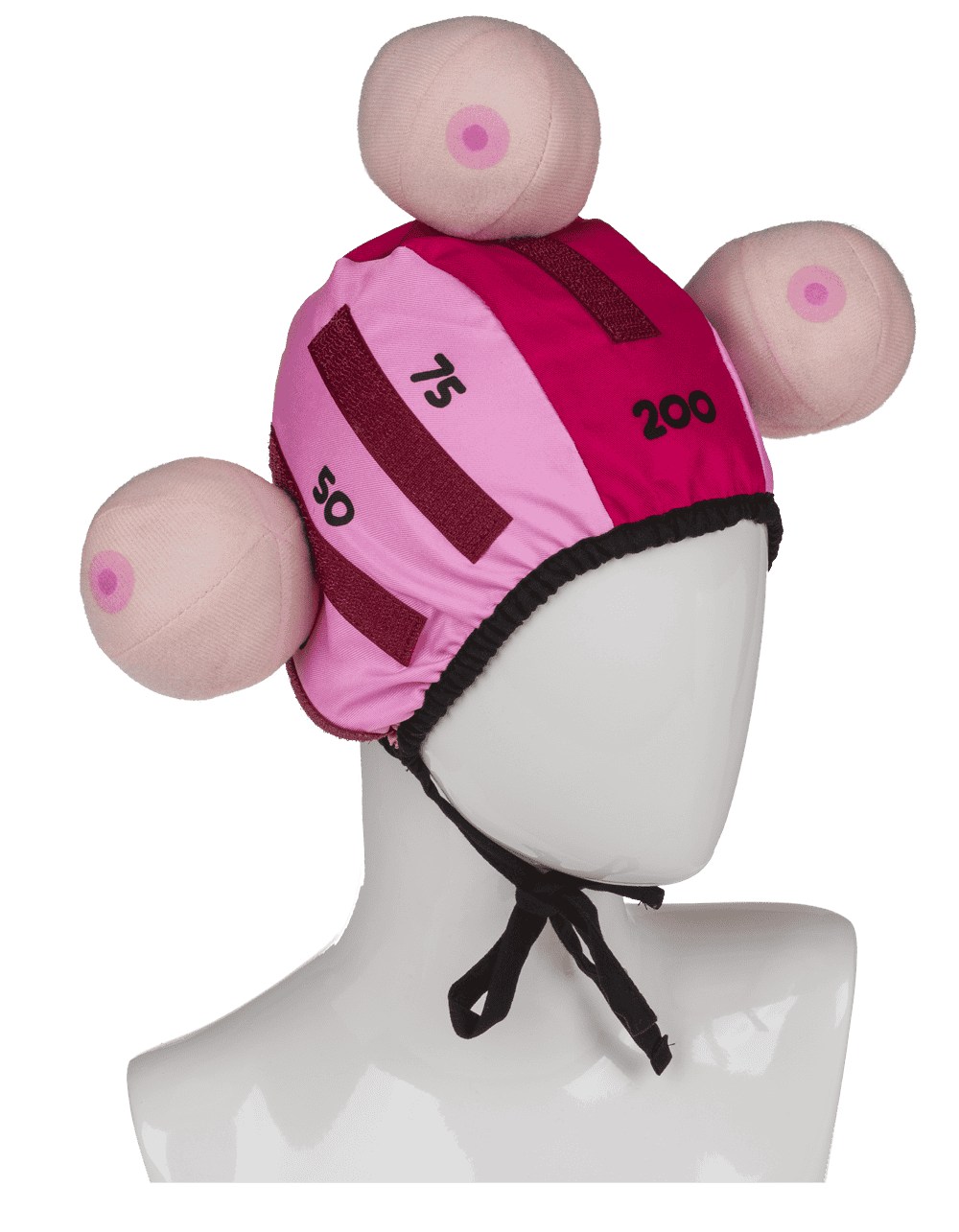 Boob Head Game, with 1 hat and 3 boobs/balls,