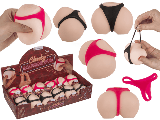 Squeeze Cheeky Bum, 9 x 6 x 6,5 cm,