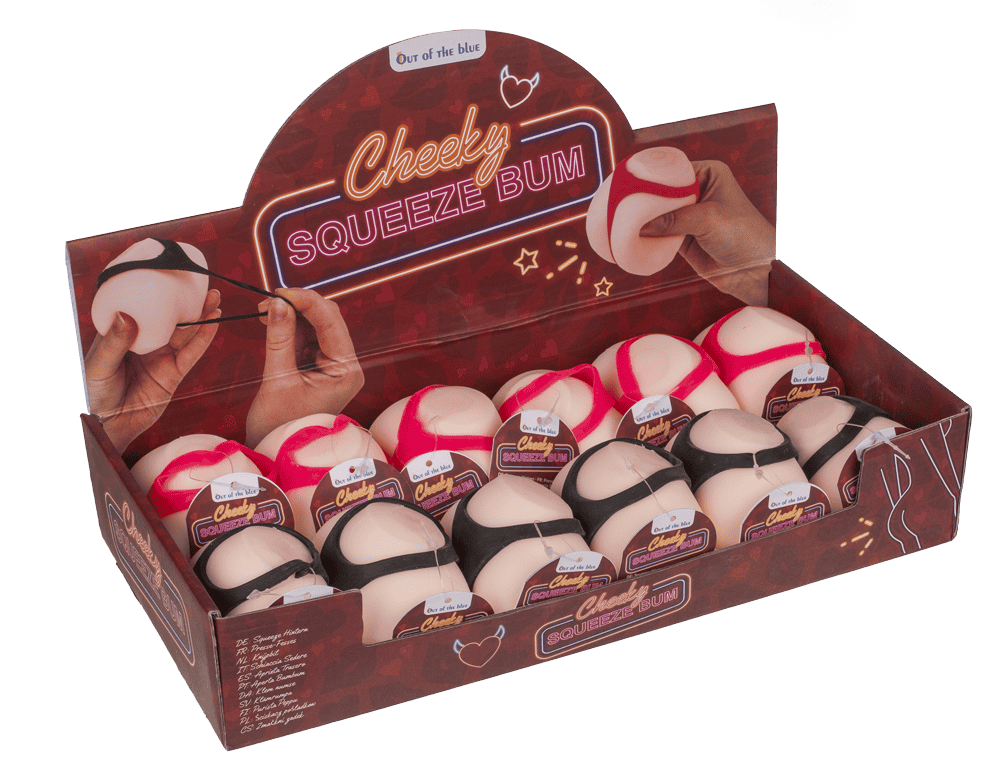 Squeeze Cheeky Bum, 9 x 6 x 6,5 cm,