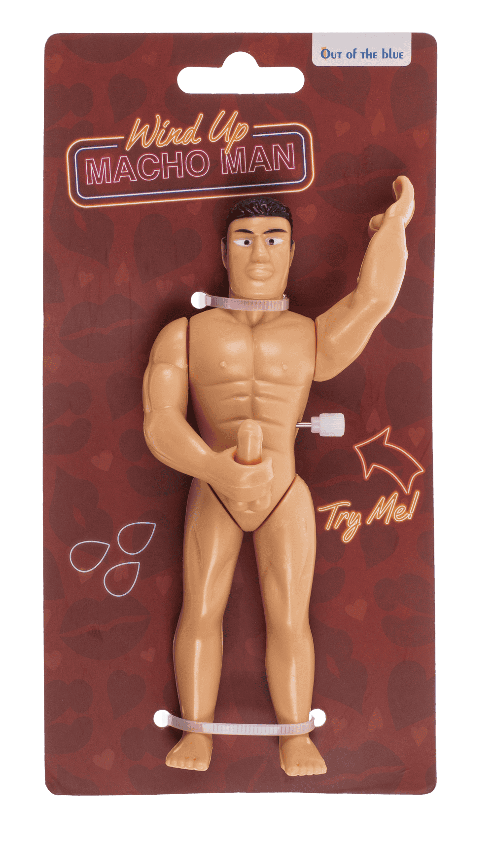 Wind up Macho Man, 13 x 6 cm,
