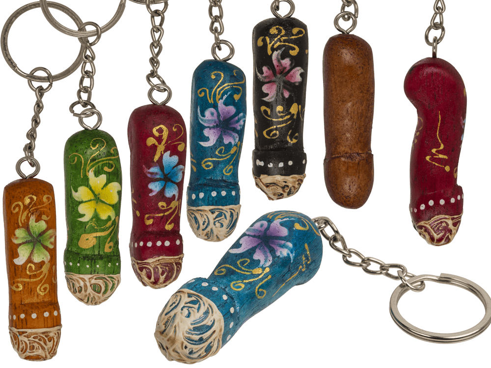 Metal key chain, Penis,