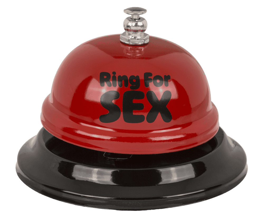 Service Bell, Ring for Sex, 7,5 x 6 cm,