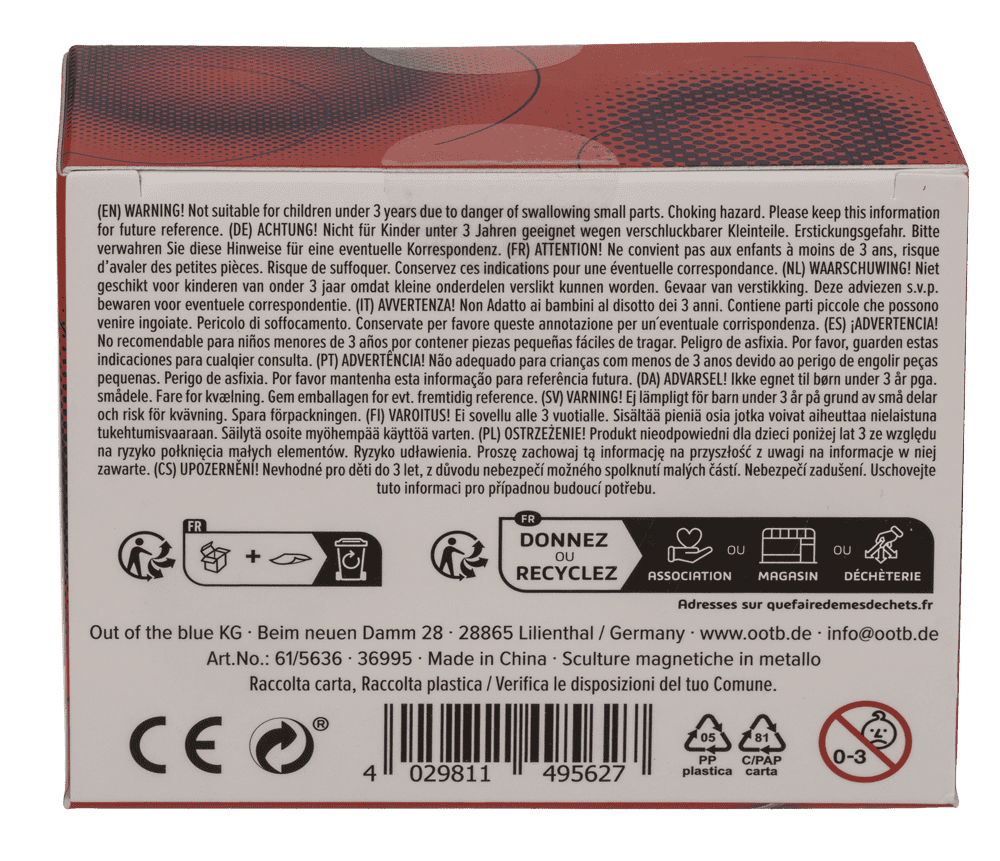 Magnetic Sculptures, 9 x 7 cm,