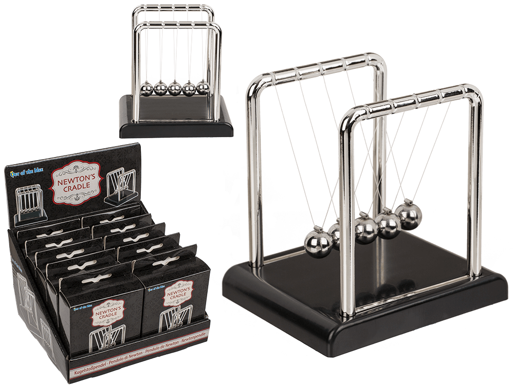Newton's Cradle  ca. 9 x 7, 5 cm,