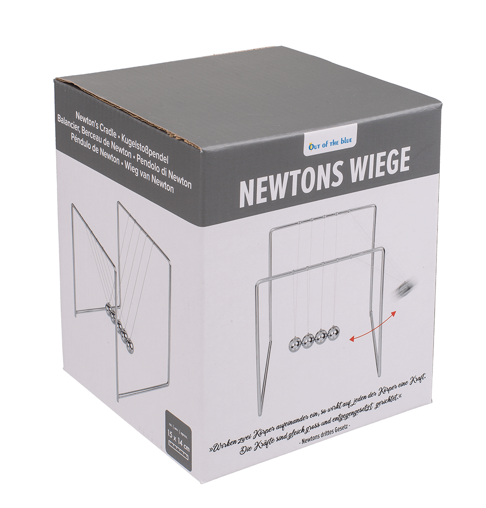 Newton's Cradle  ca. 15 x 14 x 14 cm,