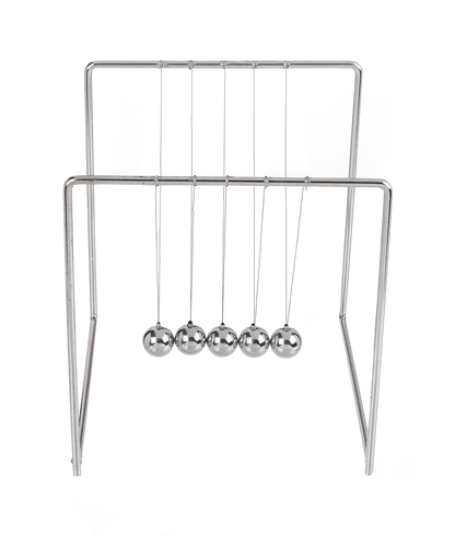 Newton's Cradle  ca. 15 x 14 x 14 cm,