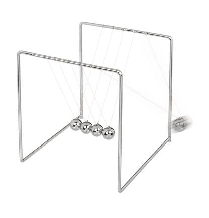 Newton's Cradle  ca. 15 x 14 x 14 cm,