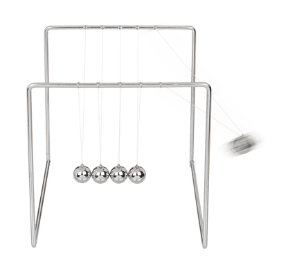 Newton's Cradle  ca. 15 x 14 x 14 cm,