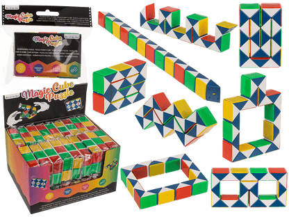 Magic-Cube-Puzzle, in poly bag with header card,