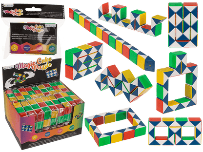 Magic-Cube-Puzzle, in poly bag with header card,