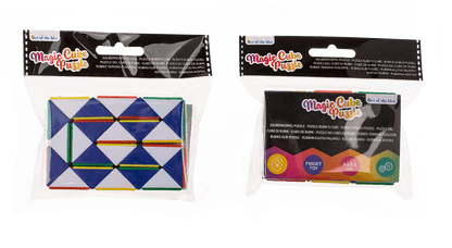 Magic-Cube-Puzzle, in poly bag with header card,