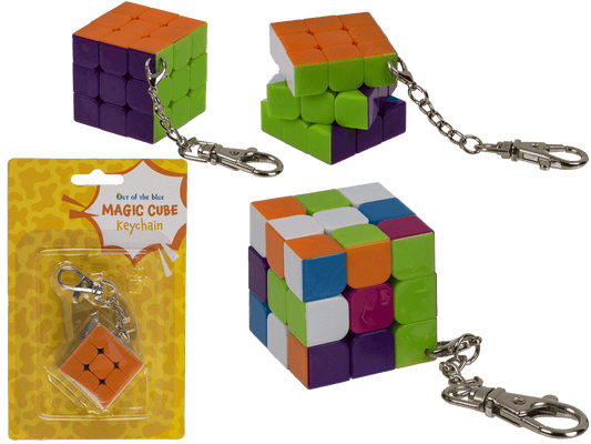 Magic Cube with carabiner hook,