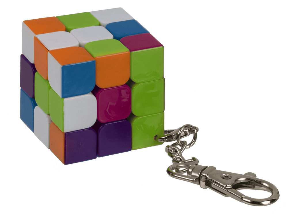 Magic Cube with carabiner hook,