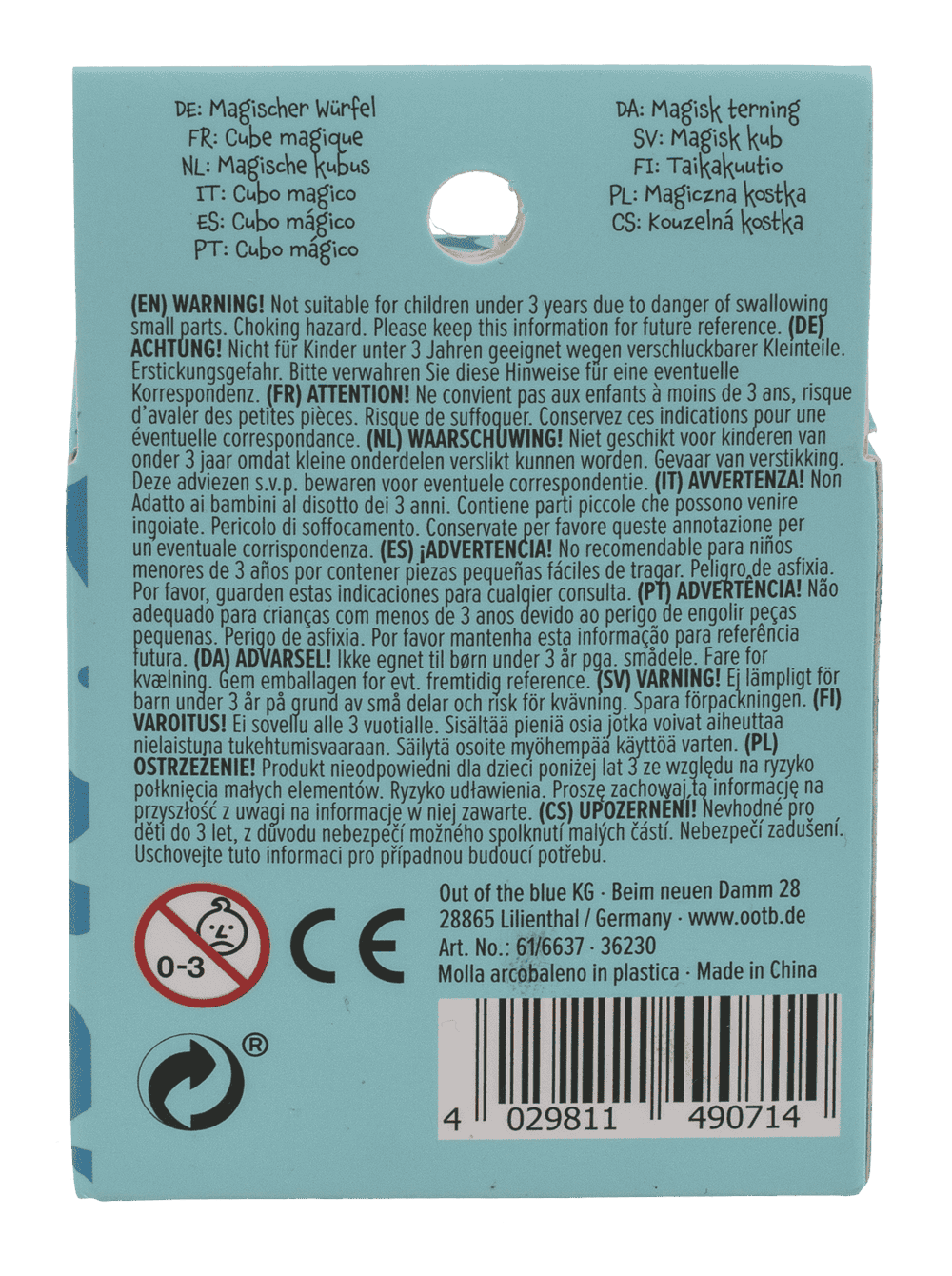 Magic cube, ca. 5,6 cm,