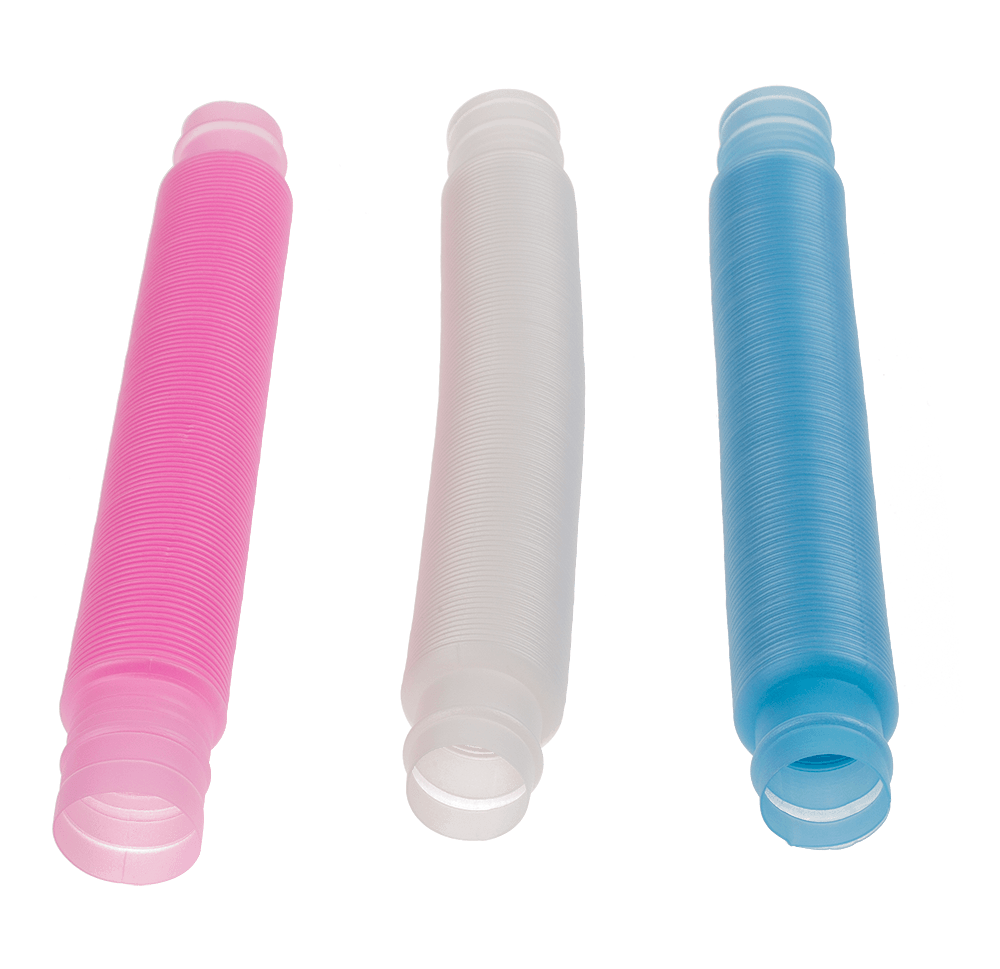 XL Fidget Pop Tube, Glow in the dark,