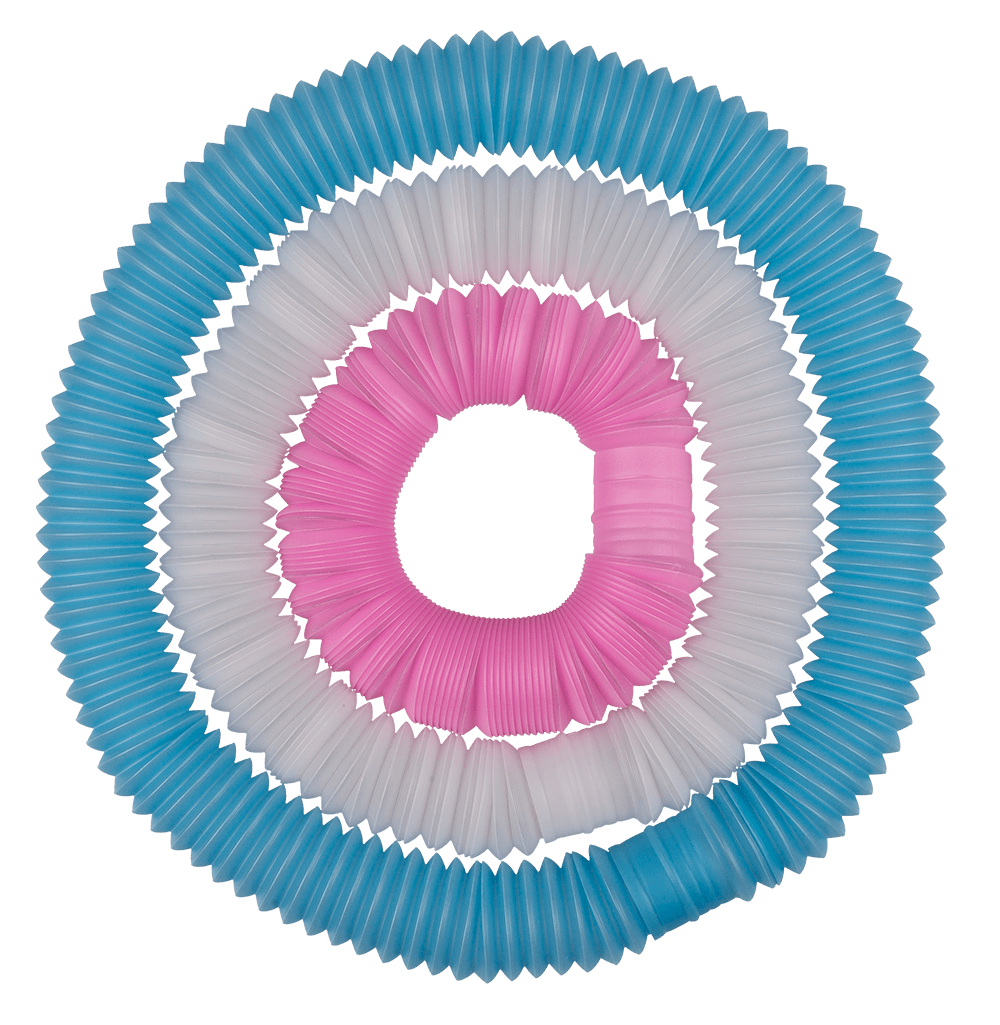 XL Fidget Pop Tube, Glow in the dark,