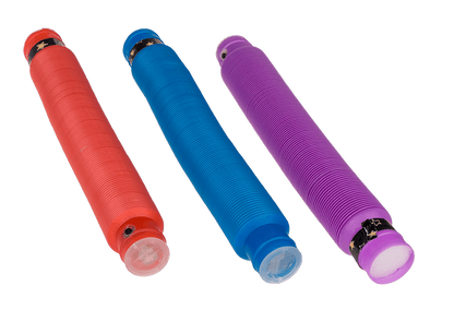 Fidget Pop Tube with LED, approx. 20 cm,