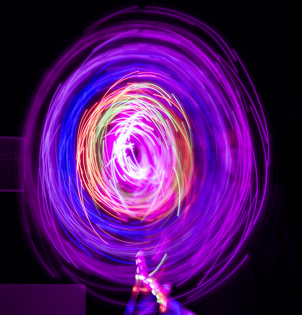 Fidget Pop Tube with LED, approx. 20 cm,