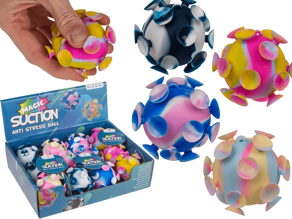 Squeeze anti stress ball, Magic Suction,