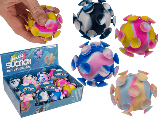 Squeeze anti stress ball, Magic Suction,