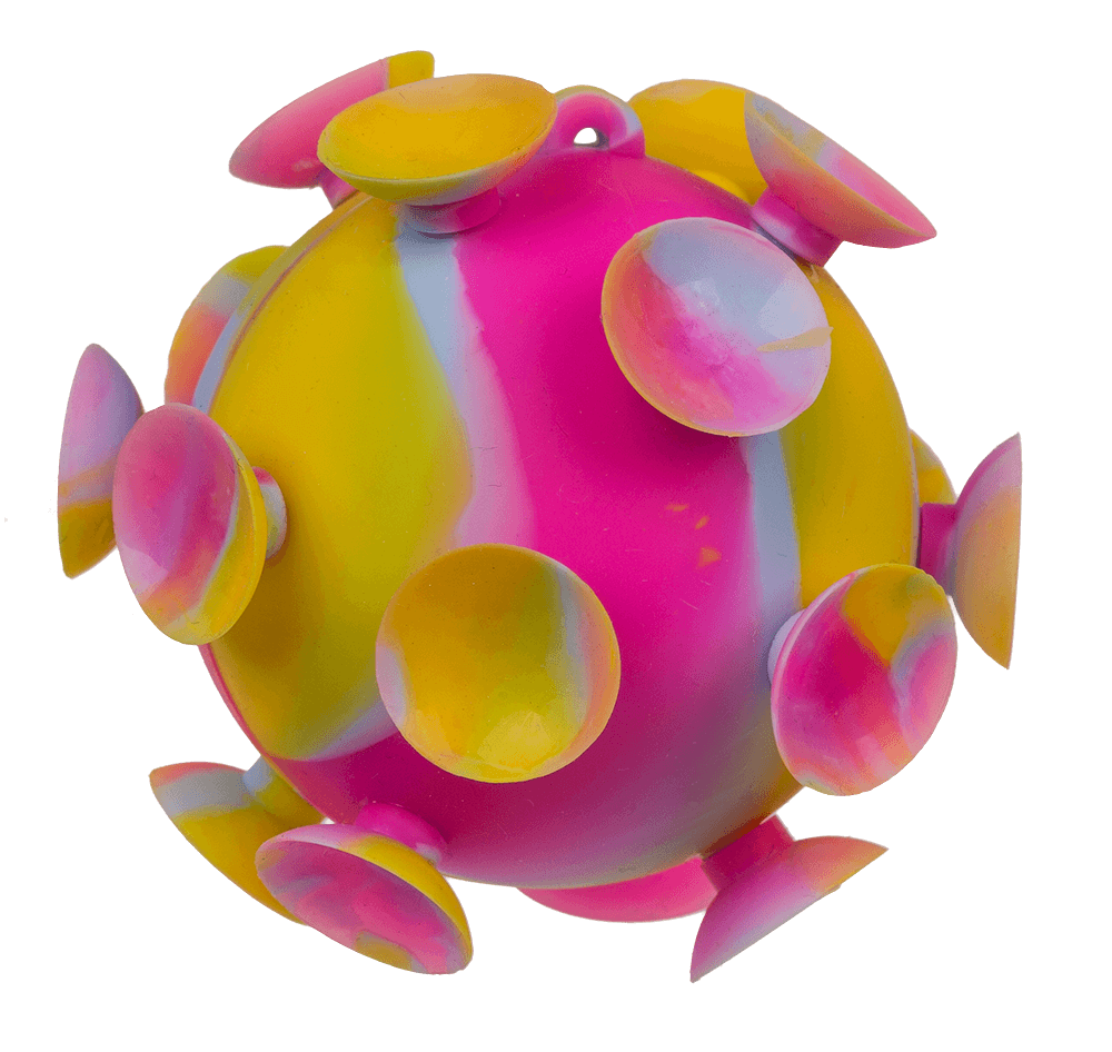 Squeeze anti stress ball, Magic Suction,