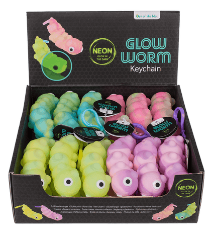 Key chain, Glow Worm, Glow in the Dark,