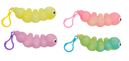 Key chain, Glow Worm, Glow in the Dark,