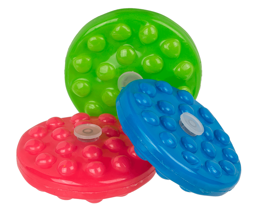 Ufo Popper Spinner, with LED (incl. batteries)