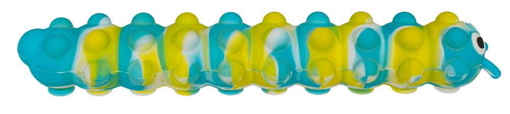 Fidget Pop N' Stick Toy, Caterpillar,