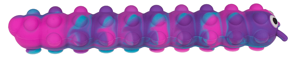 Fidget Pop N' Stick Toy, Caterpillar,