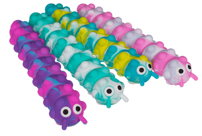 Fidget Pop N' Stick Toy, Caterpillar,