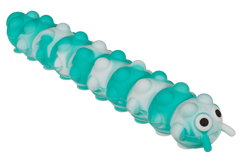 Fidget Pop N' Stick Toy, Caterpillar,