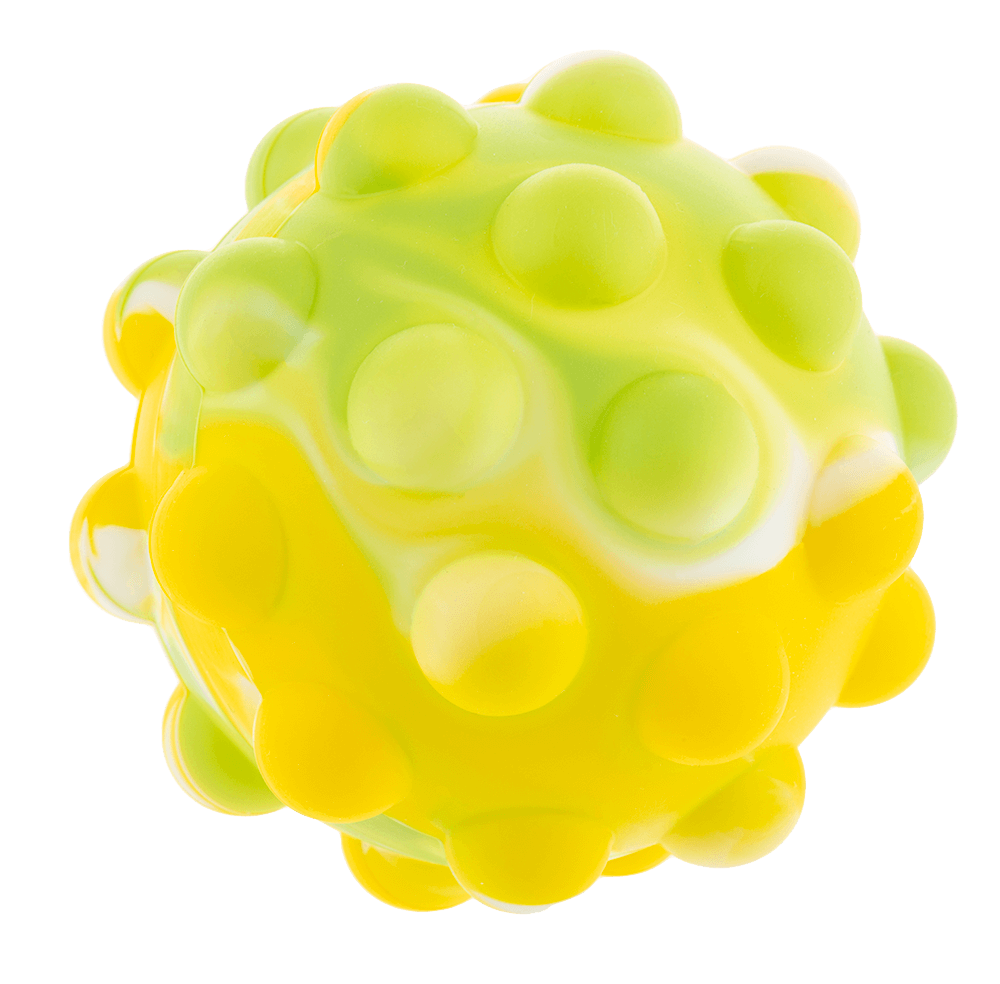 Fidget Pop Ball, Rainbow; D. ca. 7 cm,