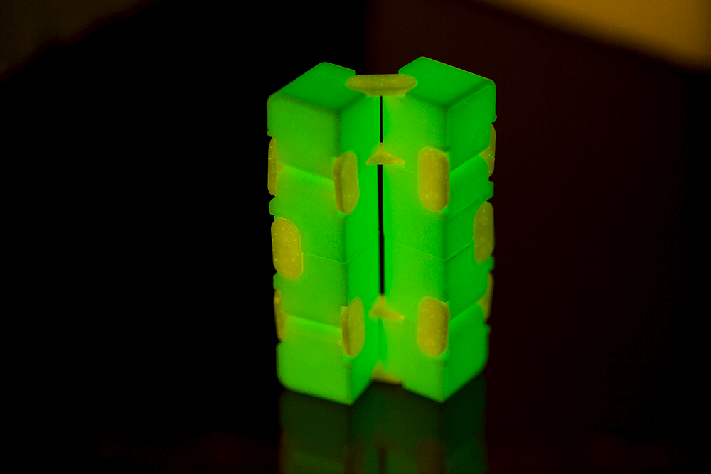 Fidget Toy, Infinity Cube, Glow in the Dark,