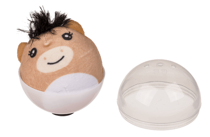 Reversible Plush Animals in Capsule,