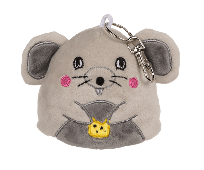 Reversible Animals with carabiner, ca. 9 cm,