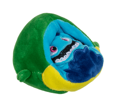 Reversible Animals with carabiner, ca. 9 cm,