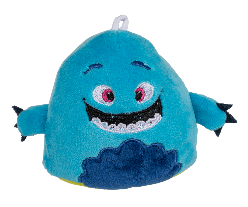 Reversible Animals with carabiner, ca. 9 cm,