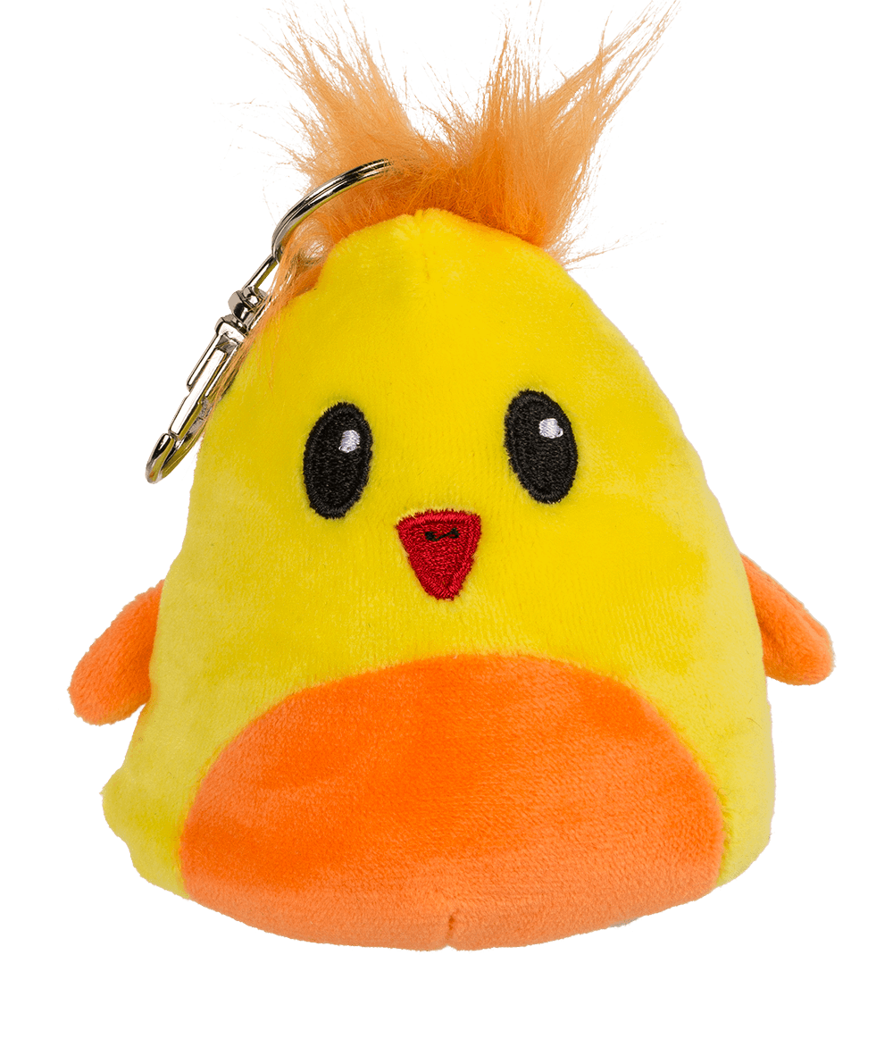 Reversible Animals with carabiner, ca. 9 cm,