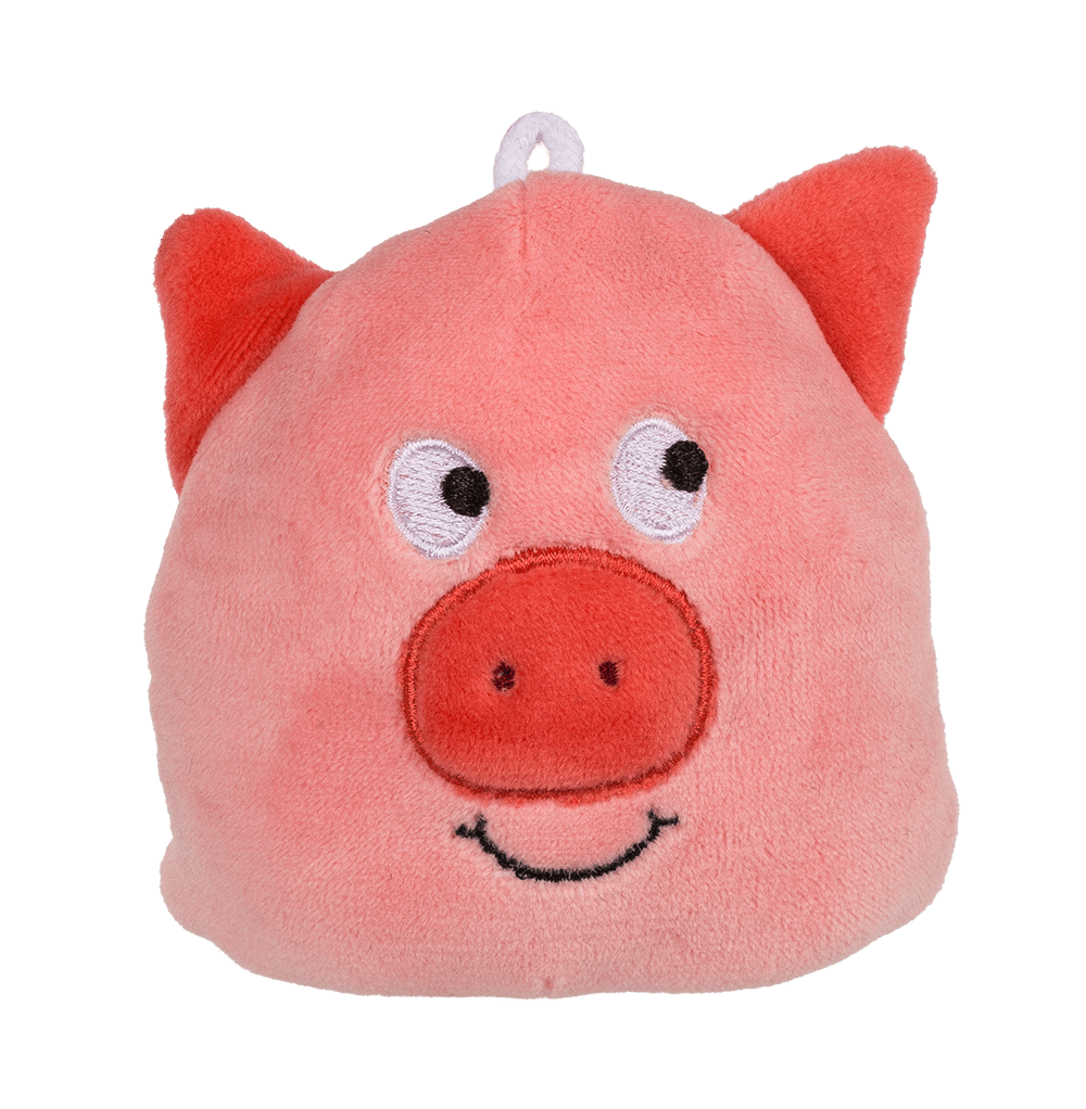 Reversible Animals with carabiner, ca. 9 cm,