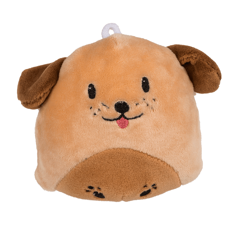 Reversible Animals with carabiner, ca. 9 cm,