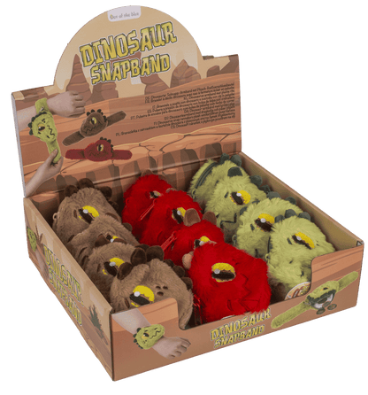 Snapband with plush zipper push,